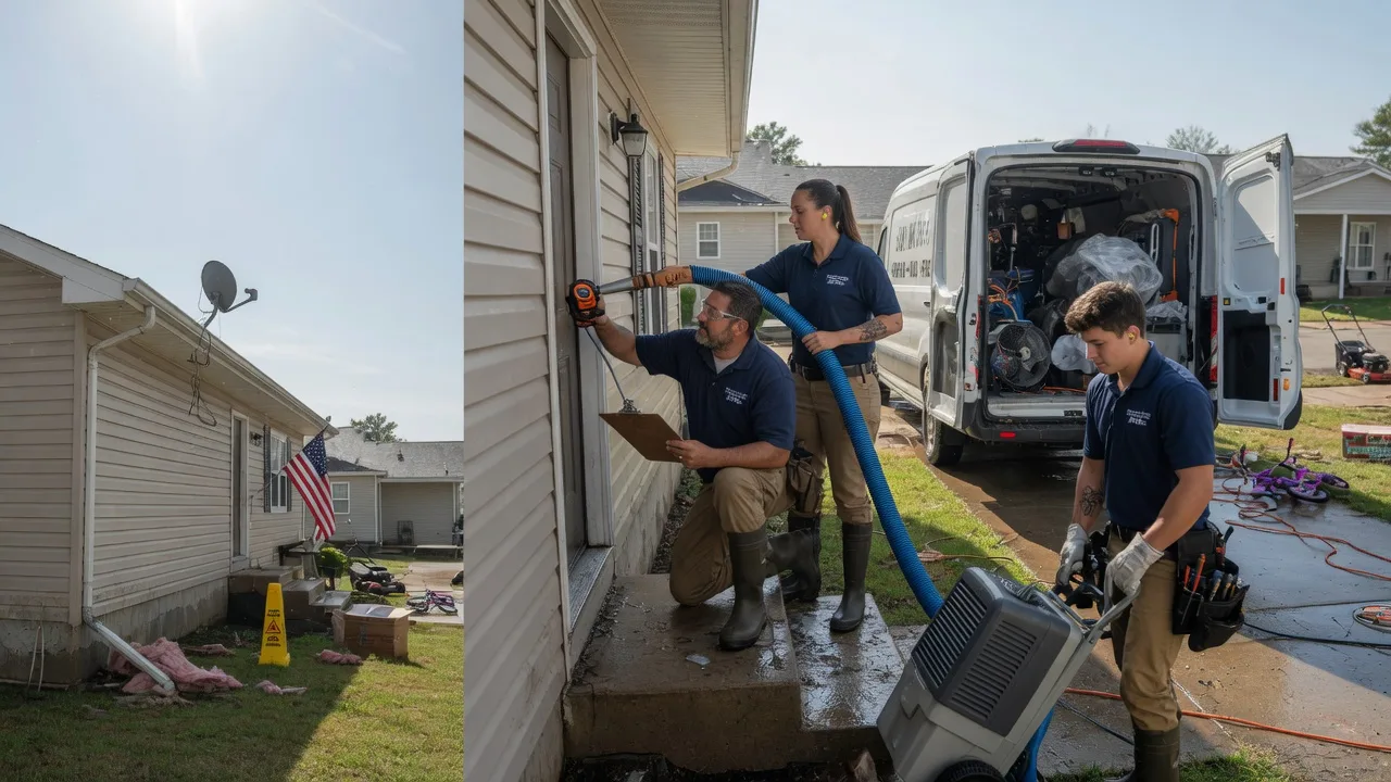 Ceiling Water Damage Restoration in Cunningham, TN near me